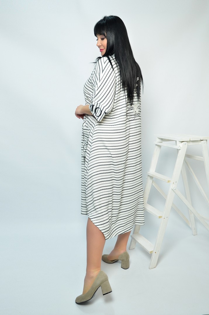 Сукня довга з кишенями батал