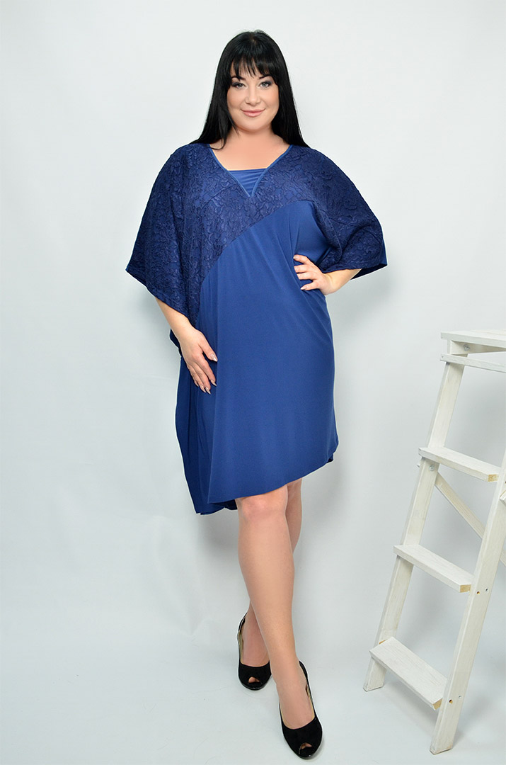 Сукня вільна з рукавом "летюча миша"