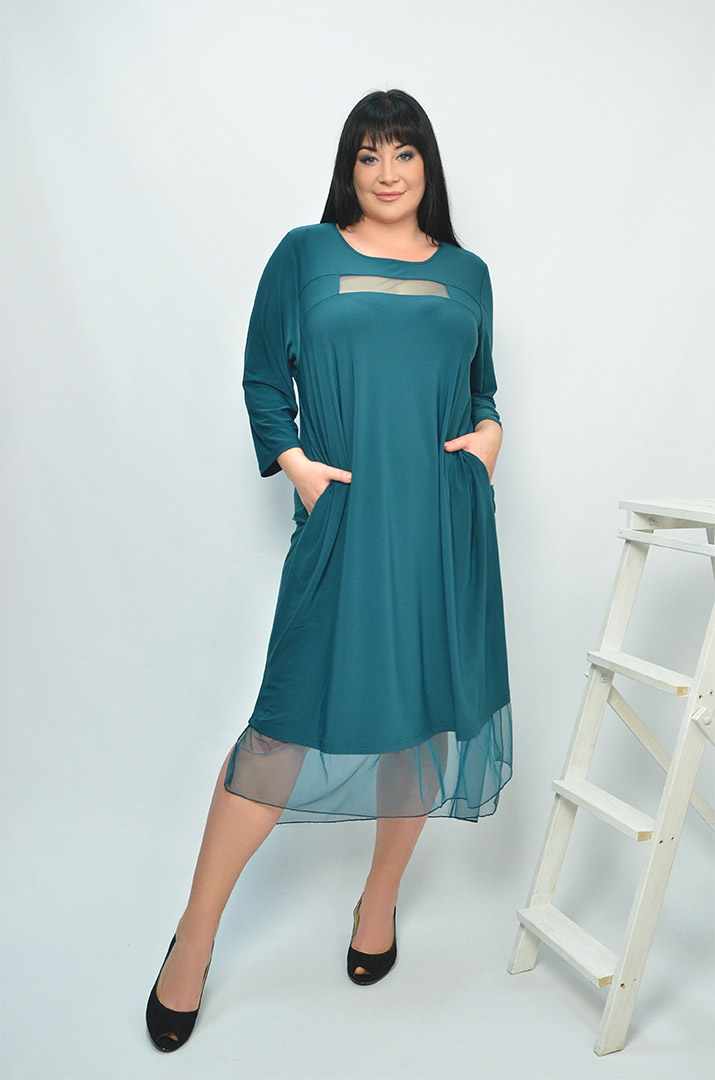 Нарядное воздушное платье