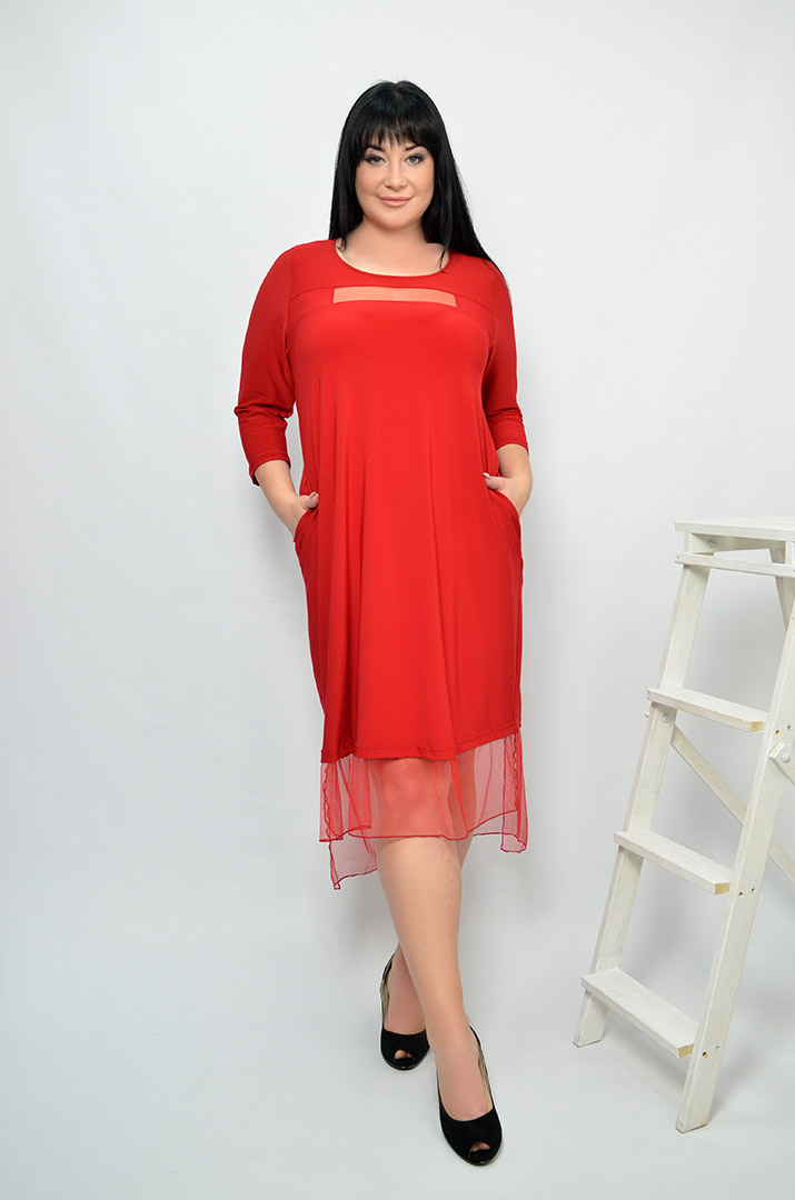 Нарядное воздушное платье