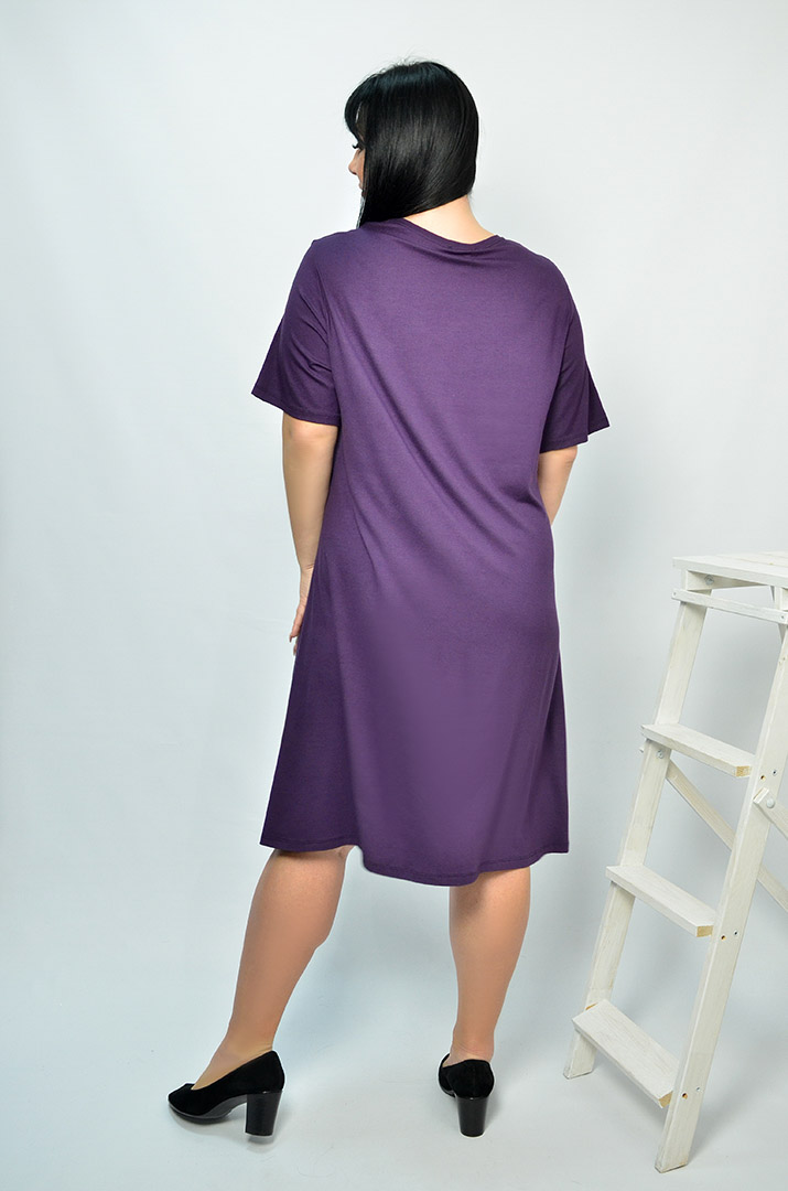 Сукня повсякденна з принтом супер батал