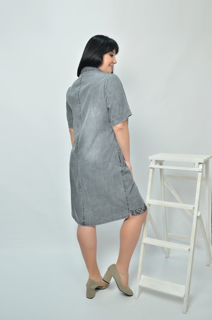 Стильна джинсова сукня