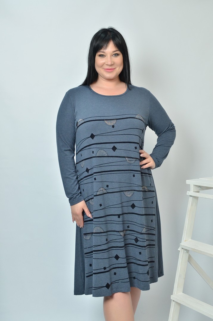 Сукня тепла з довгим рукавом