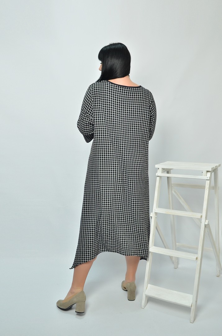 Сукня у клітинку супер батал