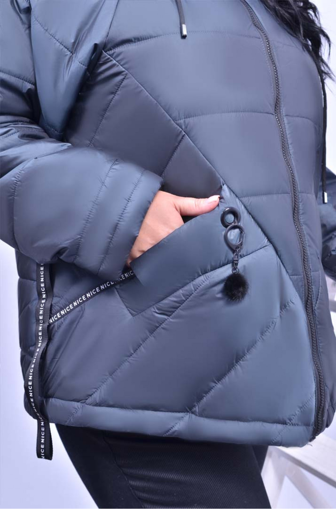 Куртка коротка тепла супер батал