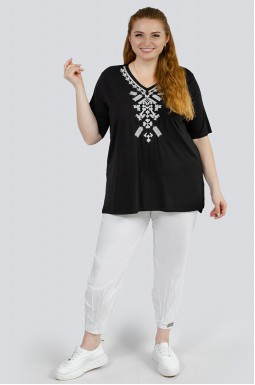 Стильні брюки банани великих розмірів