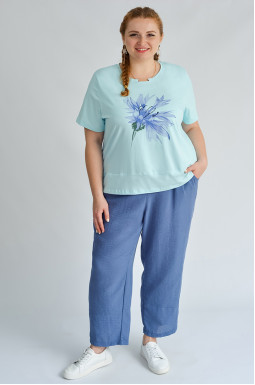 Брюки бананы на резинке больших размеров