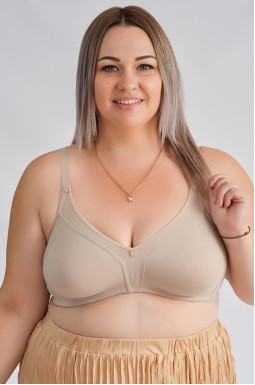 Комфортный бюстгальтер с широкими бретелями больших размеров