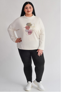 Джеггинсы с высокой посадкой больших размеров