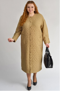 Кардиган длинный с рельефной фактурой больших размеров