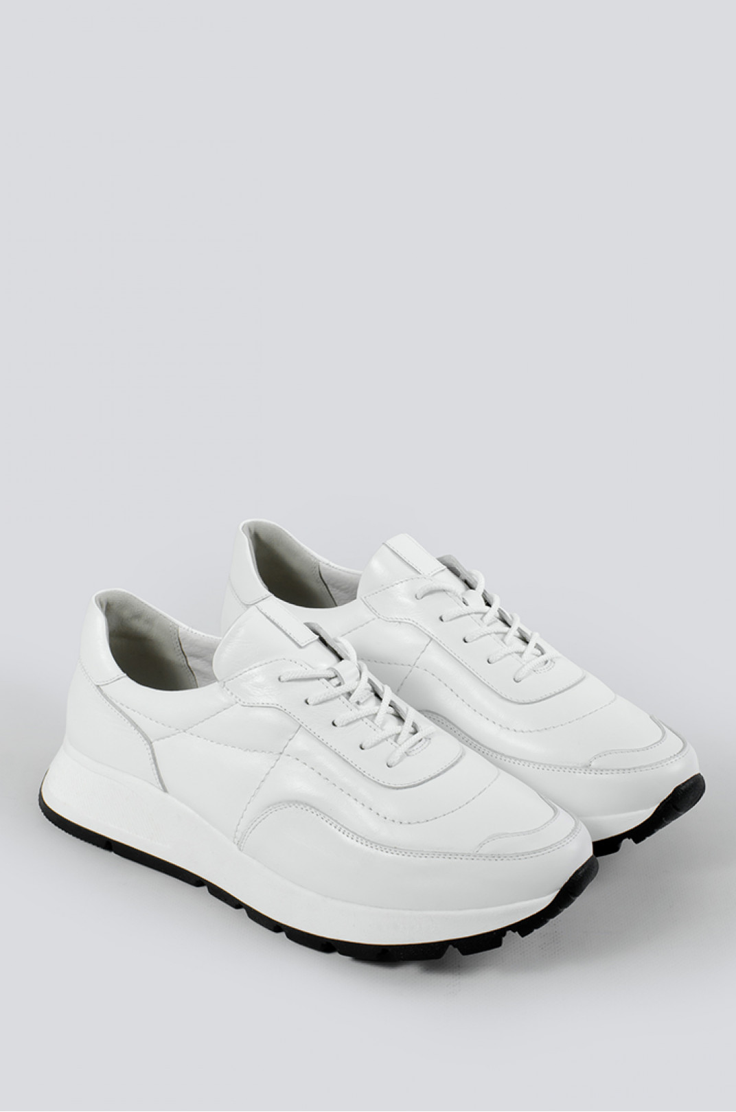Кросівки білі на широку ніжку великих розмірів
