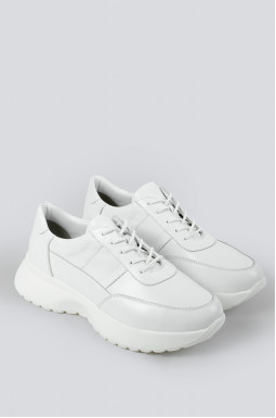  Белые кожаные кроссовки больших размеров