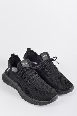 Кросівки текстильні на шнурках великих розмірів