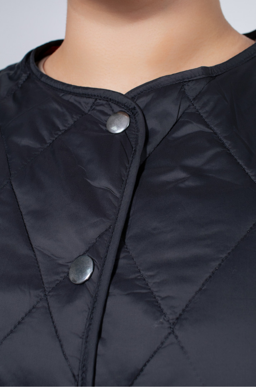 Классическая демисезонная куртка на кнопках супер батал