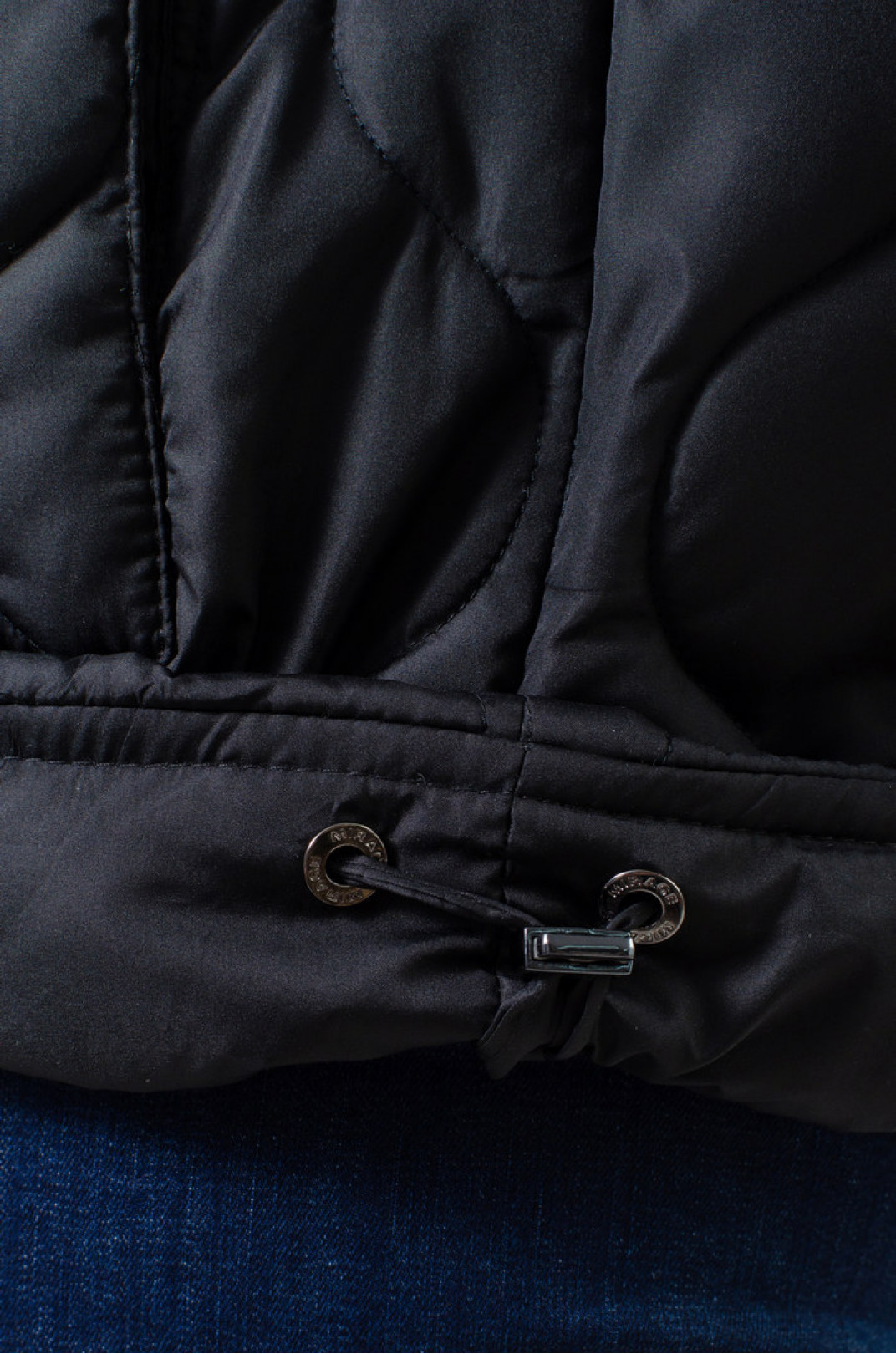 Куртка коротка з рукавами зі штучного хутра супер батал