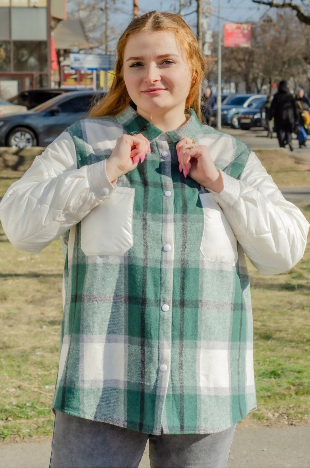 Куртка плащівка та байка + жилет великих розмірів