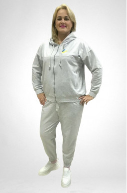 Мастерка з патріотичним принтом батал