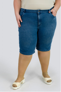Шорты джинсовые больших размеров