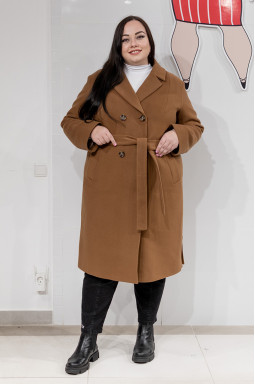 Классическое кашемировое пальто с поясом