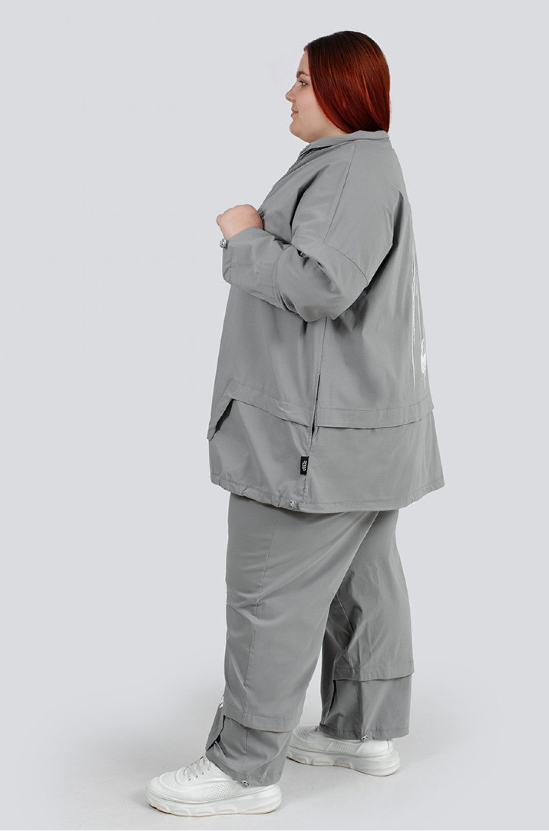Прогулянковий костюм мастерка та брюки великих розмірів