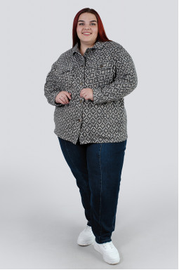 Рубашка байковая в клетку в разных цветах батал