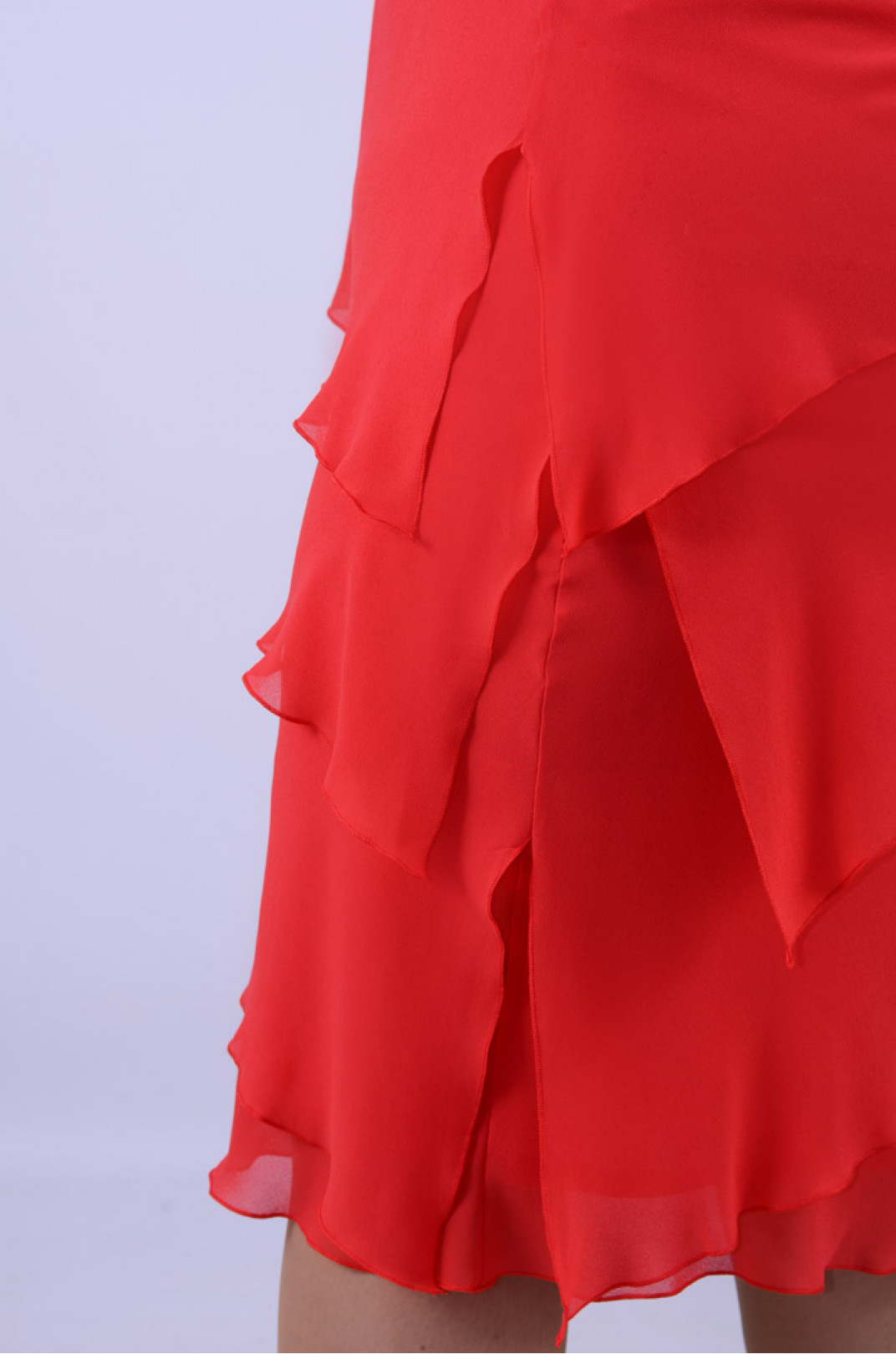 Нарядное шифоновое платье в ярких цветах супер батал