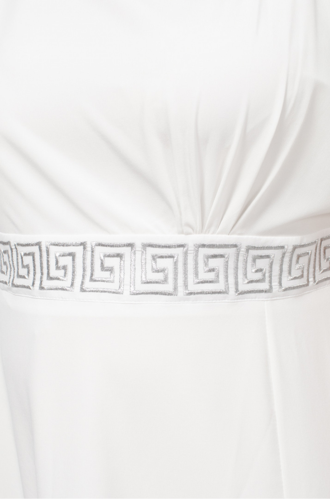 Сукня міді з поясом в орнамент супер батал