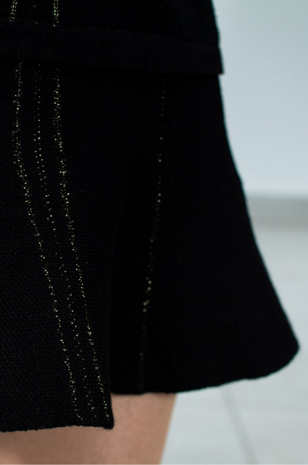 Сукня міді з візерунком люрексовою ниткою батал