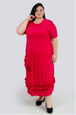 Яскрава сукня максі великих розмірів