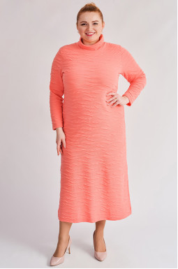 Платье макси футляр из фактурного трикотажа больших размеров