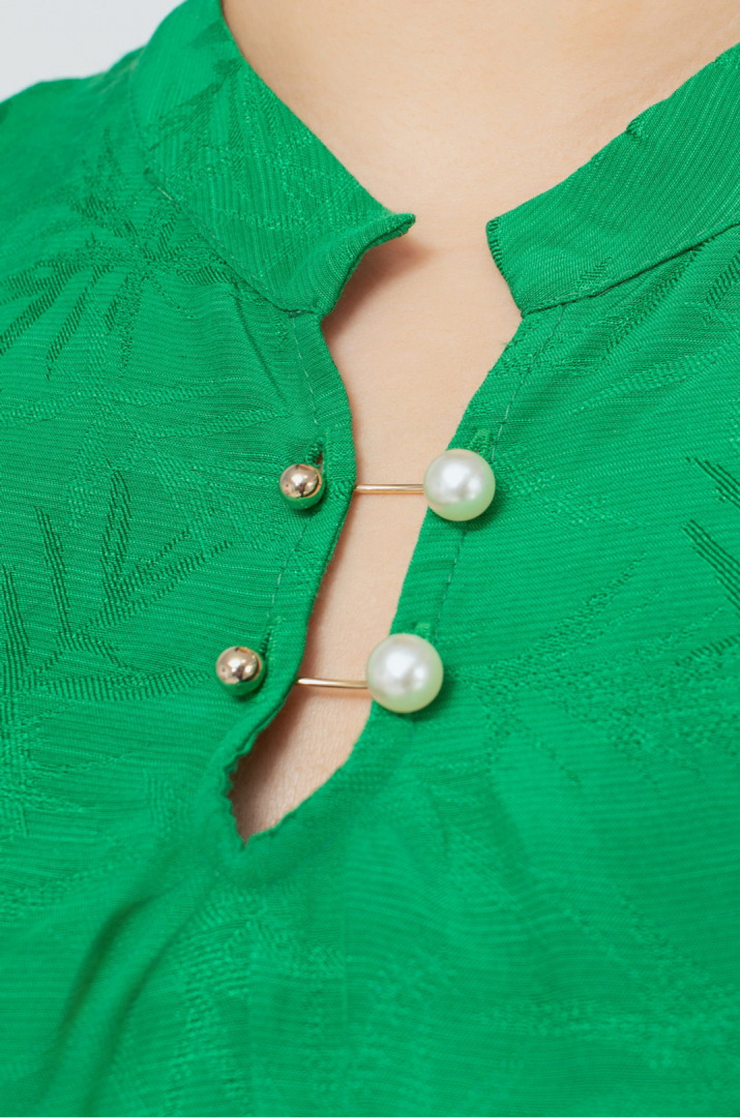Туніка коротка декорована перлинами батал