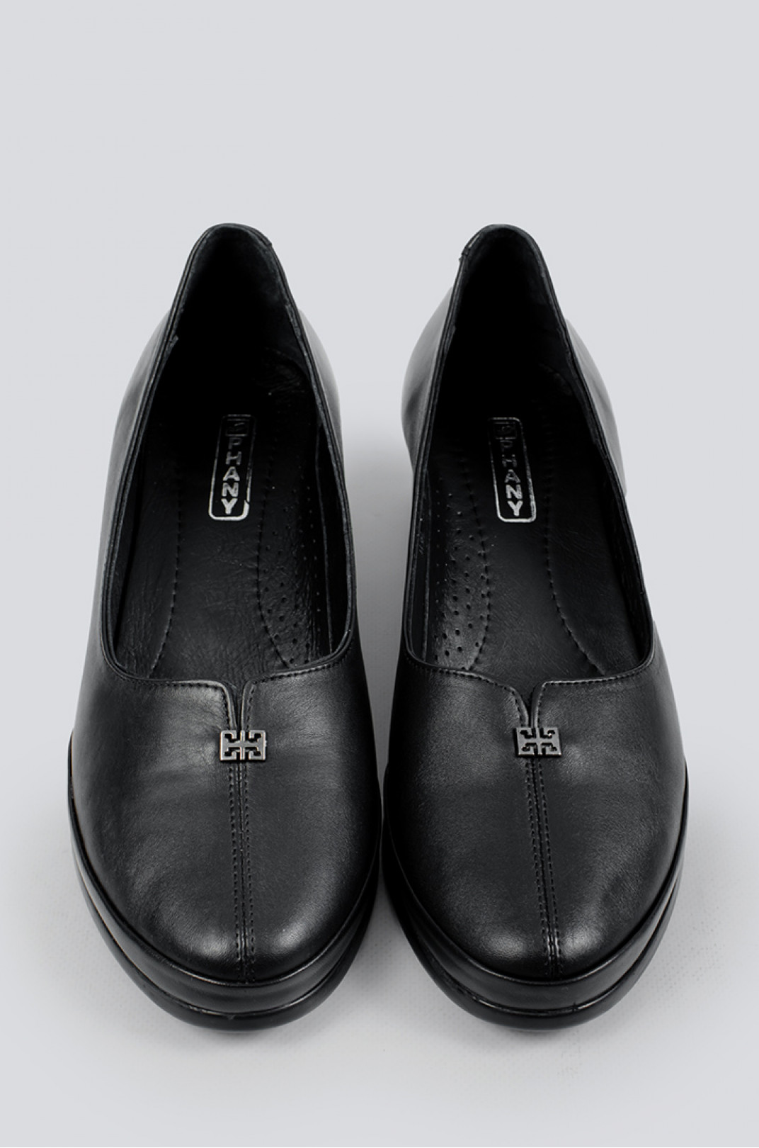Туфлі чорні на підборах великих розмірів