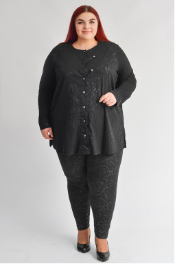 Туніка-сорочка з декором великих розмірів