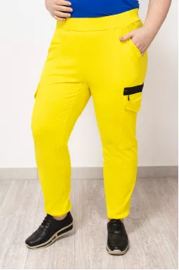 Брюки карго в ярких цветах супер батал