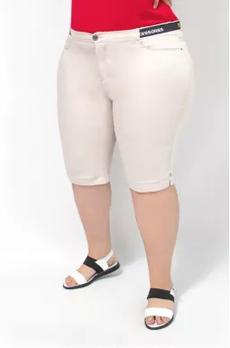 Шорти котонові в кольорах батал