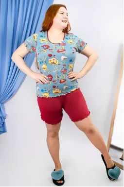 Пижама шорты 