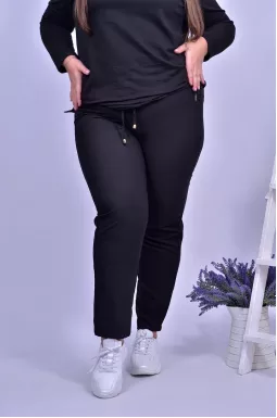 Брюки средние на резинке супер батал