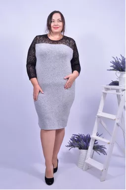 Сукня тепла повсякденна з мереживом