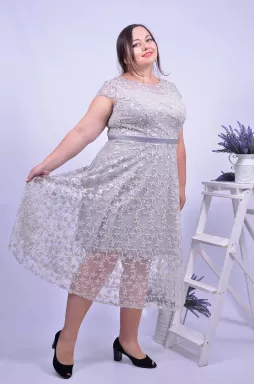 Сукня ніжна святкова супер батал