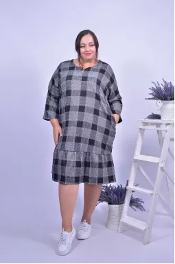 Платье повседневное супер батал