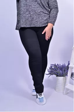 Джинси завужені чорні батал