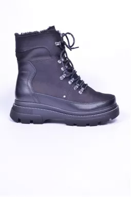 Черевики нубук на шнурівці