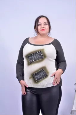 Лонгслів з декором