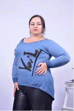 Лонгслів трикотаж спорт батал