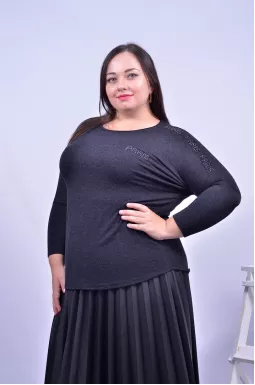 Блуза трикотажная супер батал