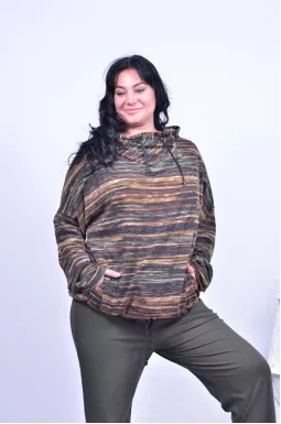 Худі з коміром-капюшоном