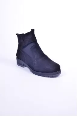 Черевики нубук на підборах великих розмірів 