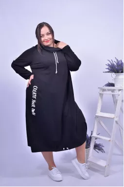 Платье повседневное миди супер батал