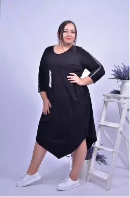 Сукня повсякденна однотонна батал