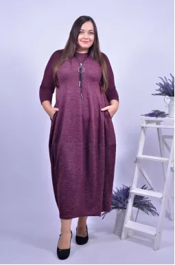 Сукня тепла довга супер батал